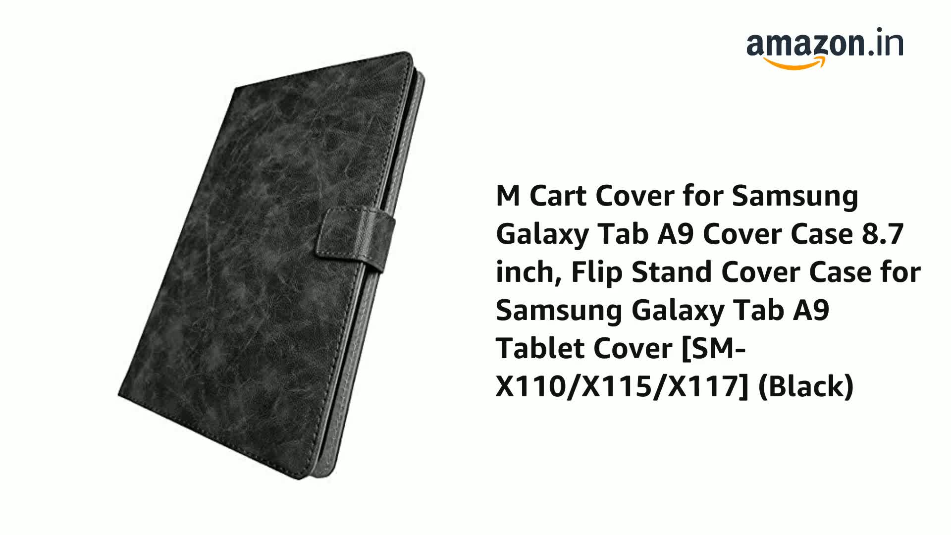 M Cart® Cover for Samsung Galaxy Tab A9 Cover Case 8.7 inch, Flip